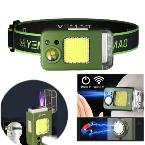 ˳���� �������� MULTIFUNCTIONAL YM-T618-LED+COB, Motion Sensor, Li-Ion ����������, �����������, �� Type-C, Box