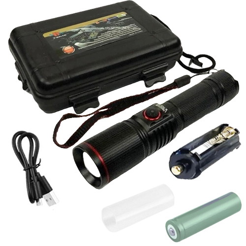 ˳���� P520-P50, 1x18650/3xAAA, zoom, ��������� ������, �������, �� Type-C, Box