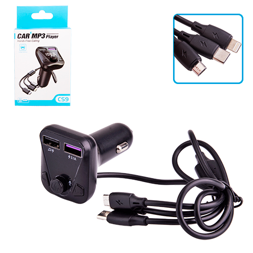 ��������� FM 5�1 CS9 12-24v 2USB 5V-3.1A Type C 5V-3.1A 3in1