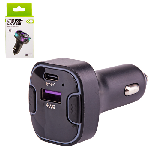 ��������� FM 5�1 C49 12-24v 2USB 5V-3.1A Type C 5V-3.1A 3in1