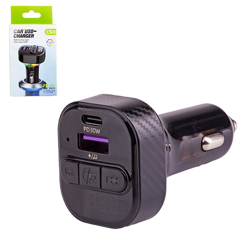 ��������� FM 5�1 C50 12-24v 2USB 5V-3.1A Type C 5V-3.1A 3in1