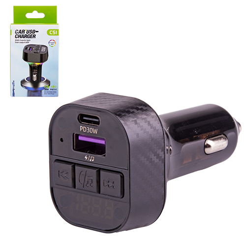 ��������� FM 5�1 C51 12-24v 2USB 5V-3.1A Type C 5V-3.1A 3in1