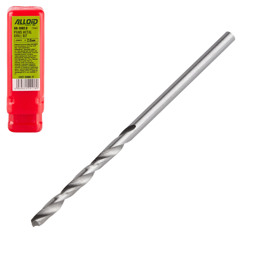 ������� �� ������ 2,0�� DIN338 Alloid