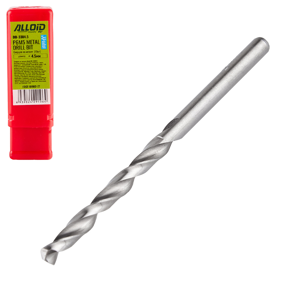 ������� �� ������ 4,5�� DIN338 Alloid