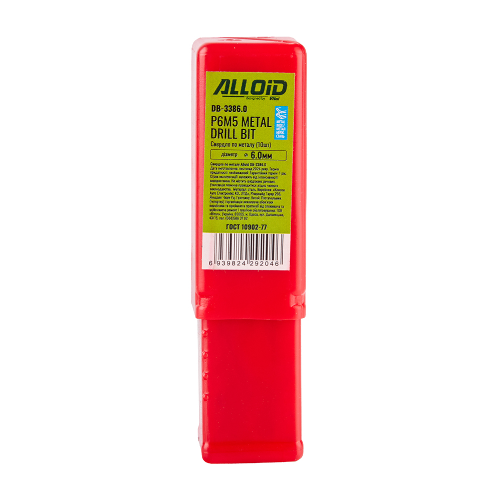 ������� �� ������ 6.0�� DIN338 Alloid
