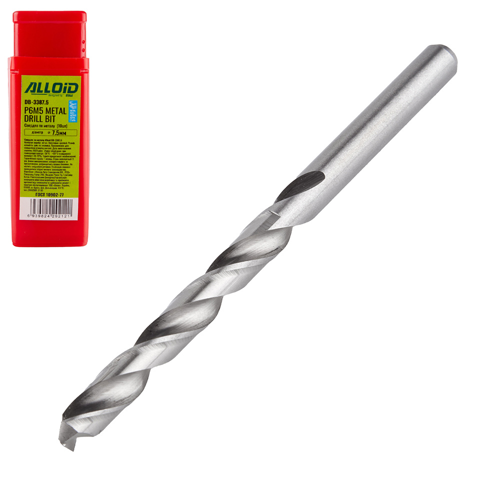 ������� �� ������ 7.5�� DIN338 Alloid