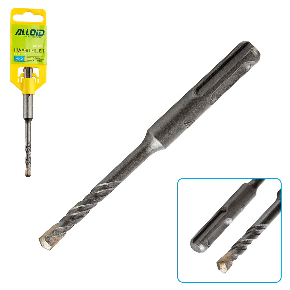 ��� �� ������ SDS-plus S4 6x110�� Alloid