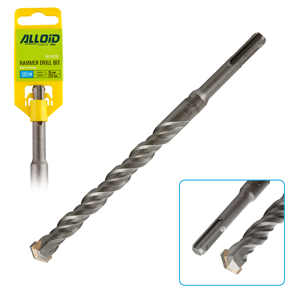 ��� �� ������ SDS-plus S4 16x210�� Alloid