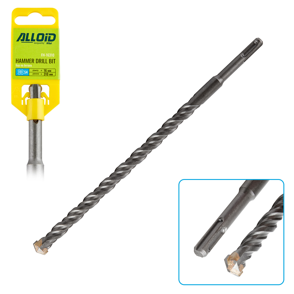 ��� �� ������ SDS-plus S4 16x310�� Alloid