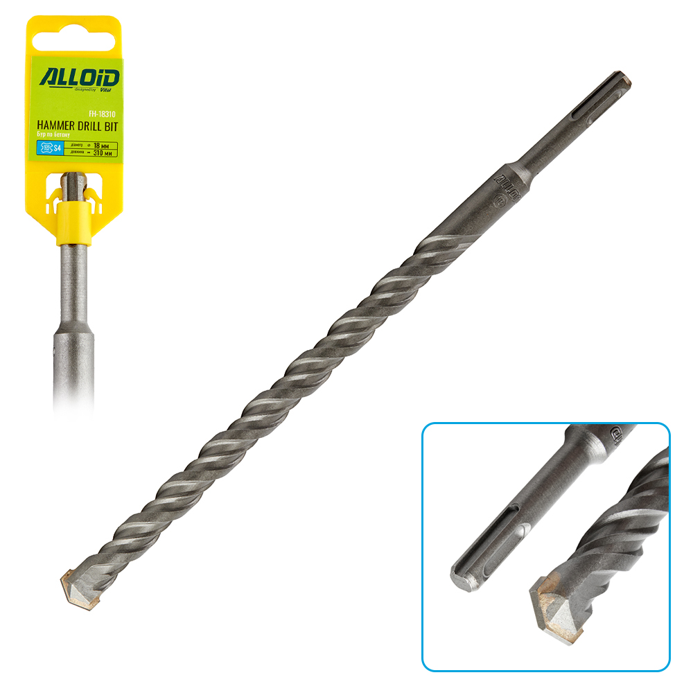 ��� �� ������ SDS-plus S4 18x310�� Alloid