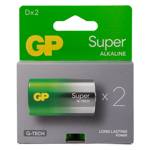 ��������� GP SUPER ����� LR20 D (2 �� �� ������)
