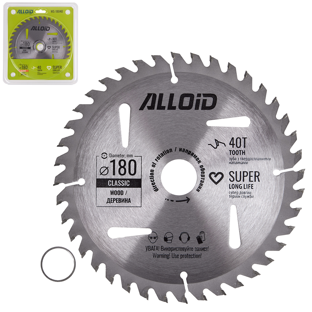 ���� ��������� �� ������ � ��������������� ��������� 180�25,4/22,2��, 40 ���� Alloid