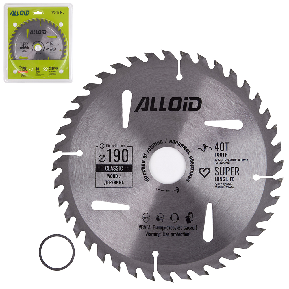 ���� ��������� �� ������ � ��������������� ��������� 190�30/25,4��, 40 ���� Alloid