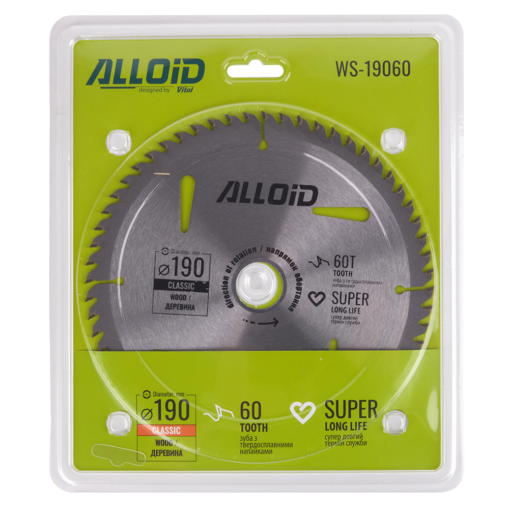 ���� ��������� �� ������ � ��������������� ��������� 190�30/25,4��, 60 ���� Alloid