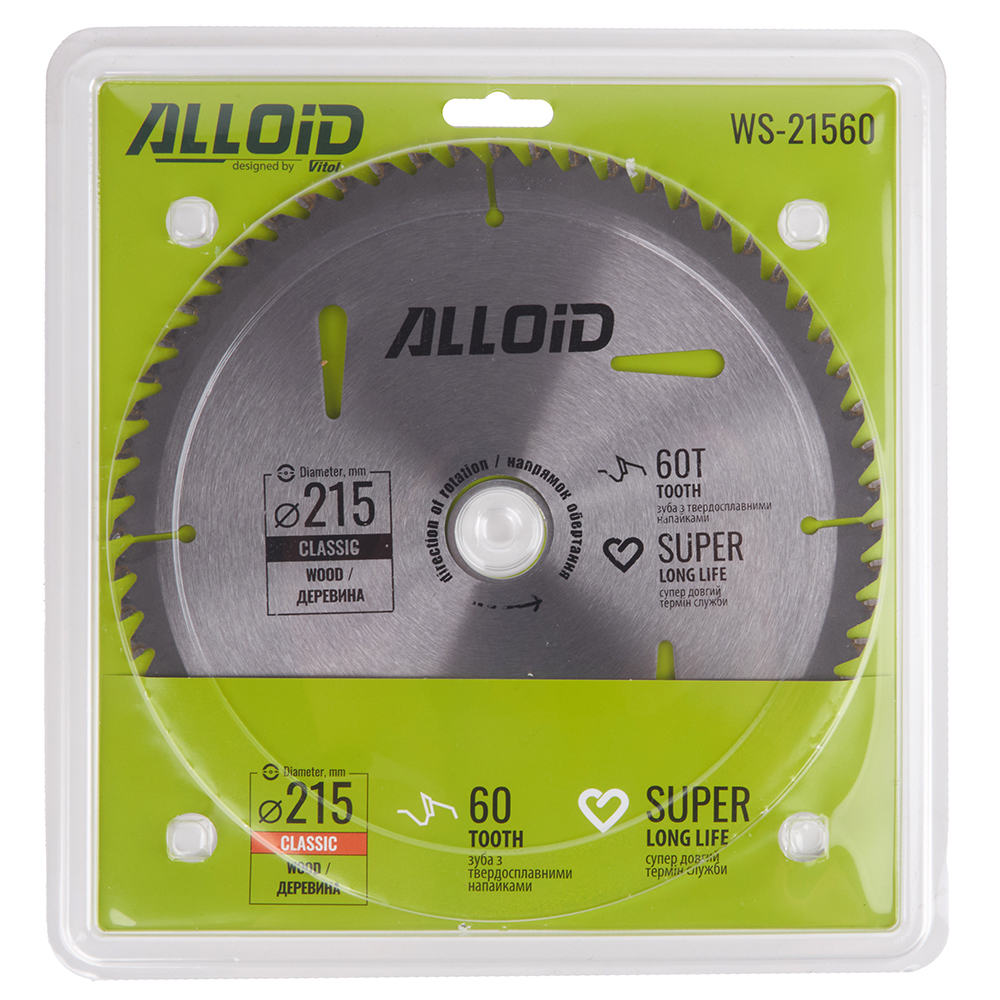 ���� ��������� �� ������ � ��������������� ��������� 215�30/25,4��, 60 ���� Alloid