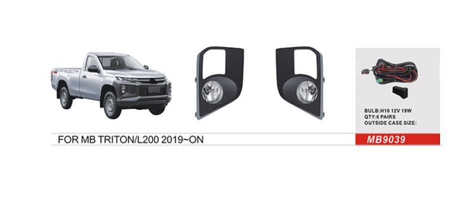 ���� ���. ������ Mitsubishi Triton/L200/Pajero Sport 2018-/MB-9039/H16-12V19W/��.��������
