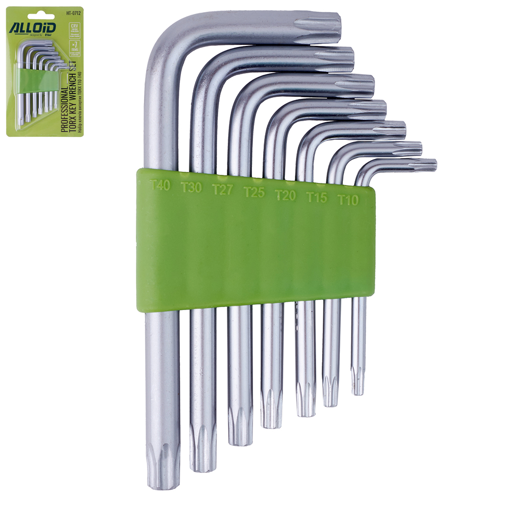 ���� ������ �������� TORX. 7 ��. T10 -T40 Alloid