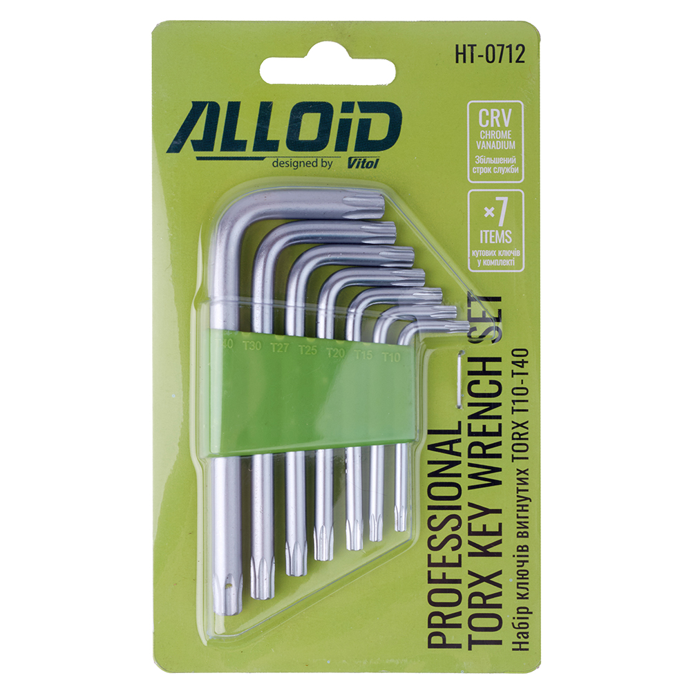 ���� ������ �������� TORX. 7 ��. T10 -T40 Alloid