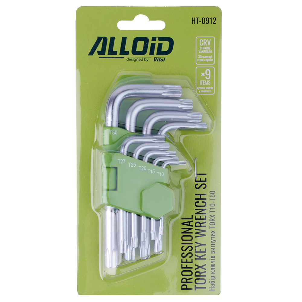 ���� ������ �������� TORX. 9 ��. T10 -T50 Alloid