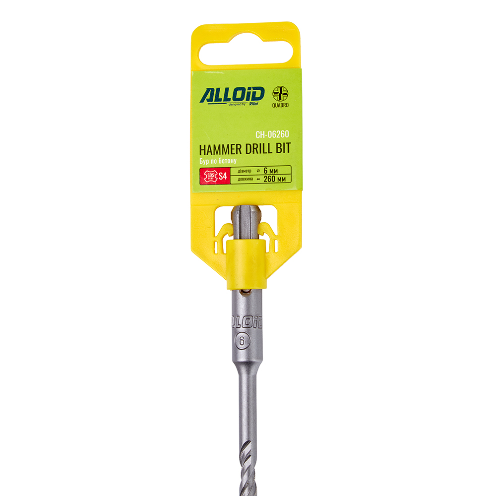 ��� �� ������ SDS-plus S4 QUADRO 6x260�� Alloid