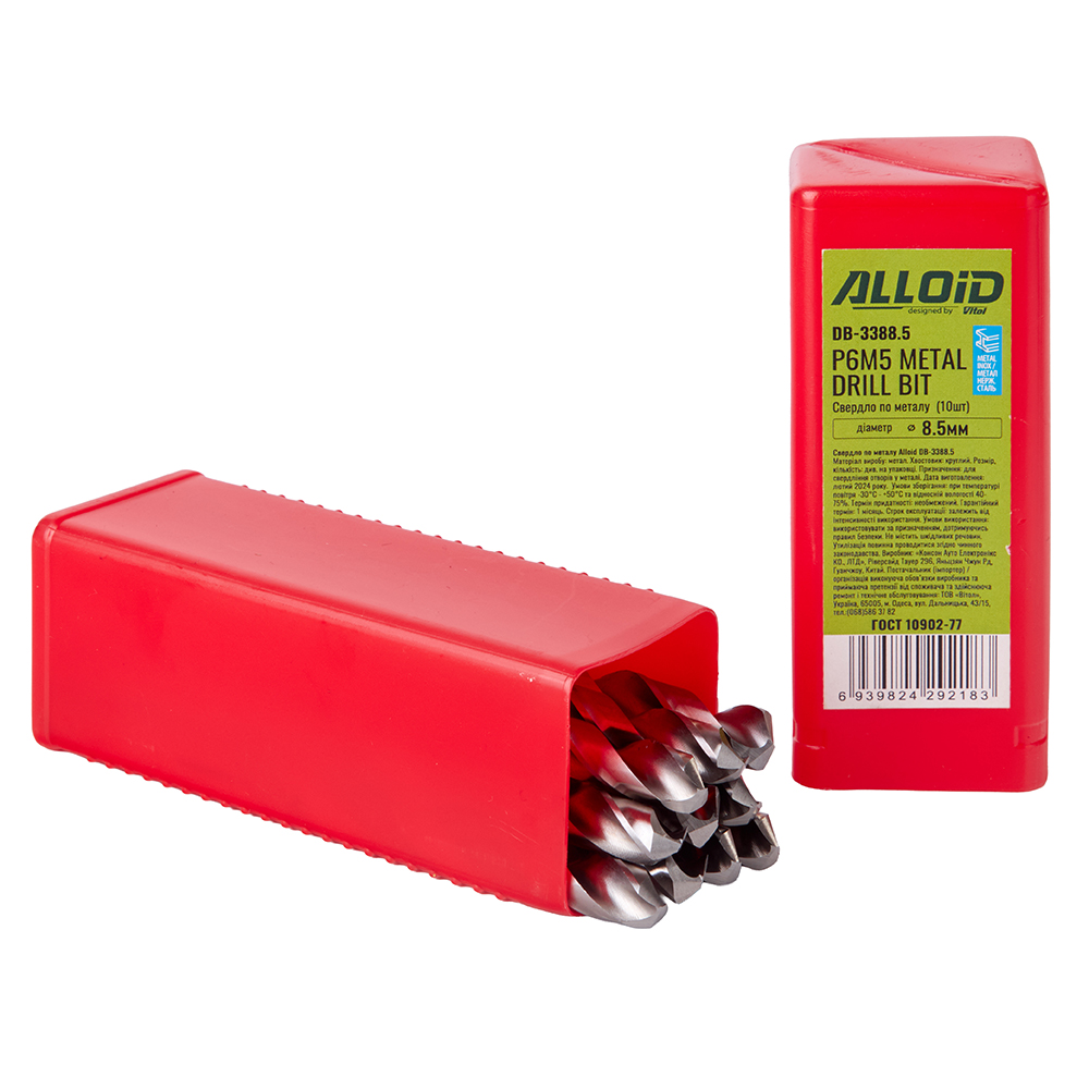 ������� �� ������ 8.5�� DIN338 Alloid