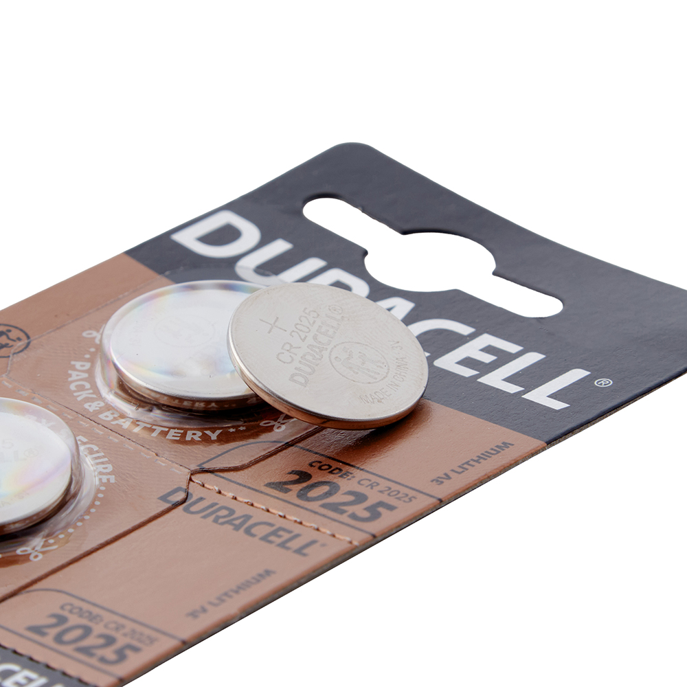 ��������� DURACELL ���� CR2025, 3V, 5 ��. � ������
