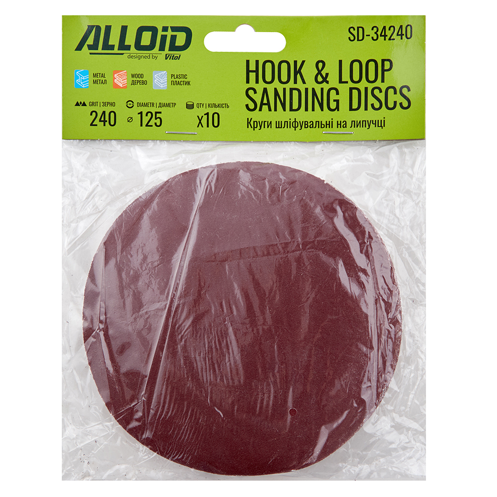 ���� ����������� �� ������� 125 ��, ����� 240, (10 ��.) Alloid