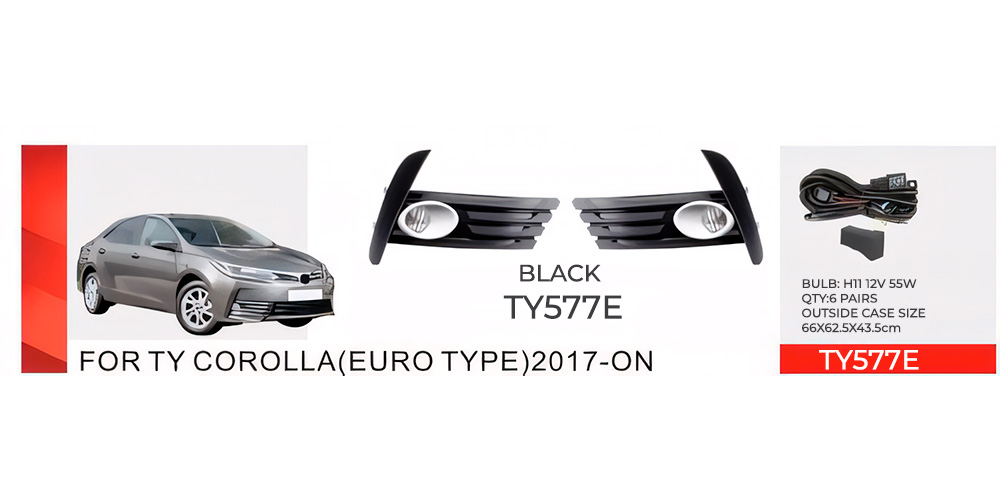 ���� ���. ������ Toyota Corolla 2016-18/TY-577E-A/H11-12V55W/��.��������