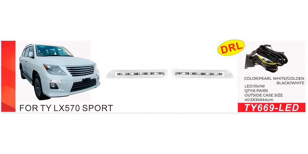 ���� ���. ������ Lexus LX 570 2007-12/TY669-LED-White/DRL-12V4W/��.��������