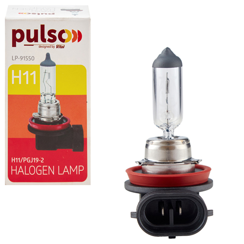 ����� PULSO/��������� H11/PGJ19-2 12v55w clear/�olor box