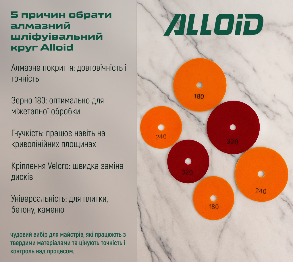 ���� �������� ����������� �� ������� 125 ��, ����� 180, Alloid