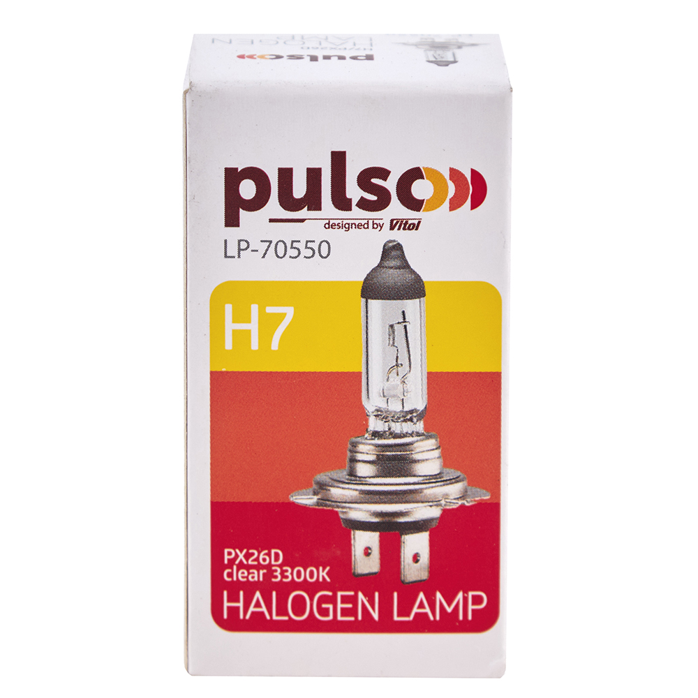 ����� PULSO/��������� H7/PX26D 12v55w clear/c/box