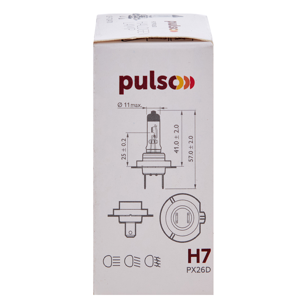 ����� PULSO/��������� H7/PX26D 24v70w clear/c/box