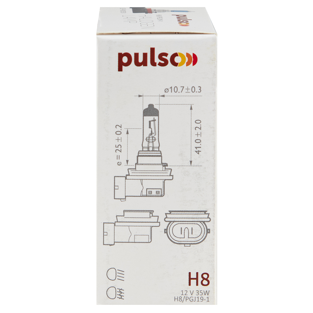 ����� PULSO/��������� H8/PGJ19-1 12v35w super white/c/box