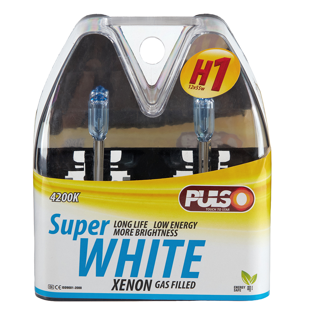 ����� PULSO/��������� H1/P14.5S 12v55w super white/plastic box