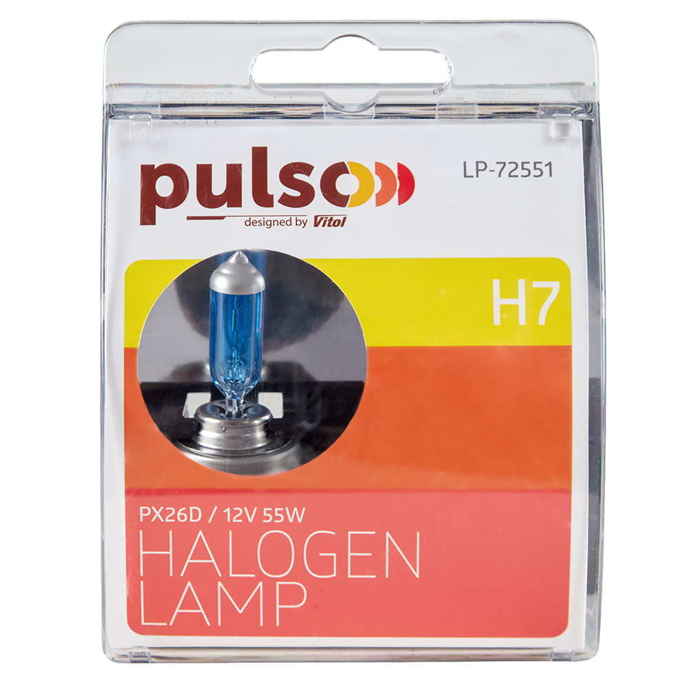 ����� PULSO/��������� H7/PX26D 12v55w super white/plastic box