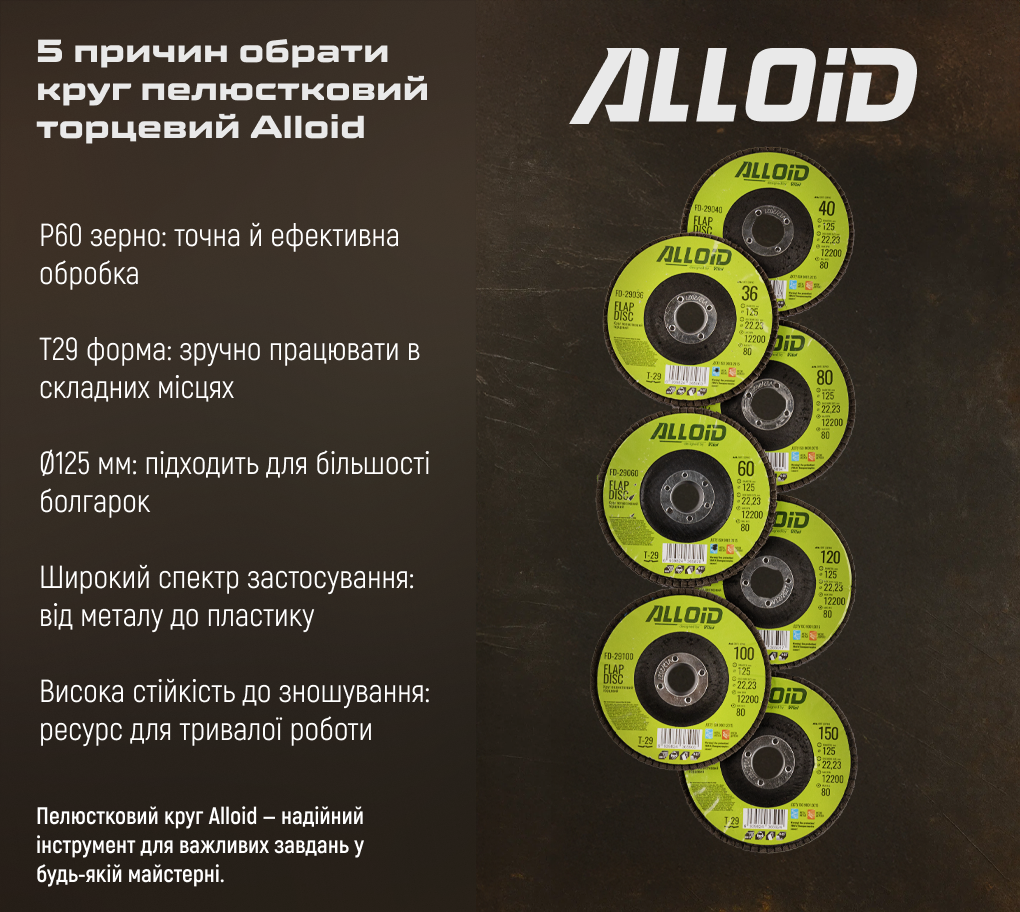 ���� ����������� �������� 125 ��, ����� 60 Alloid, T29