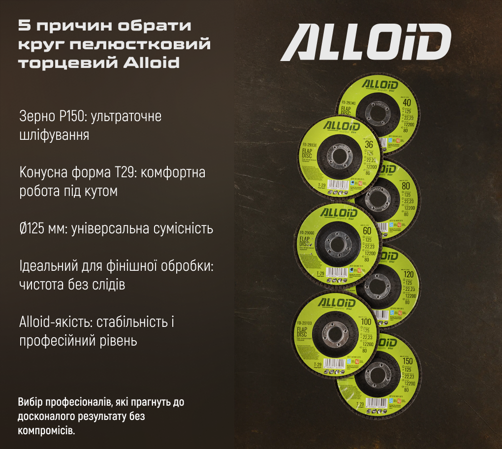 ���� ����������� �������� 125 ��, ����� 150 Alloid, T29