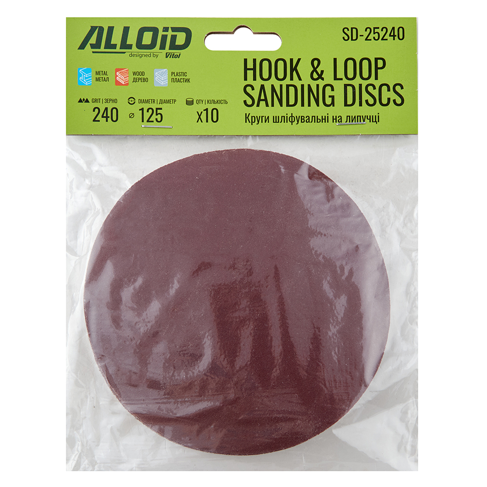 ���� ����������� �� ������� 125 ��, ����� 240 (10 ��.) Alloid