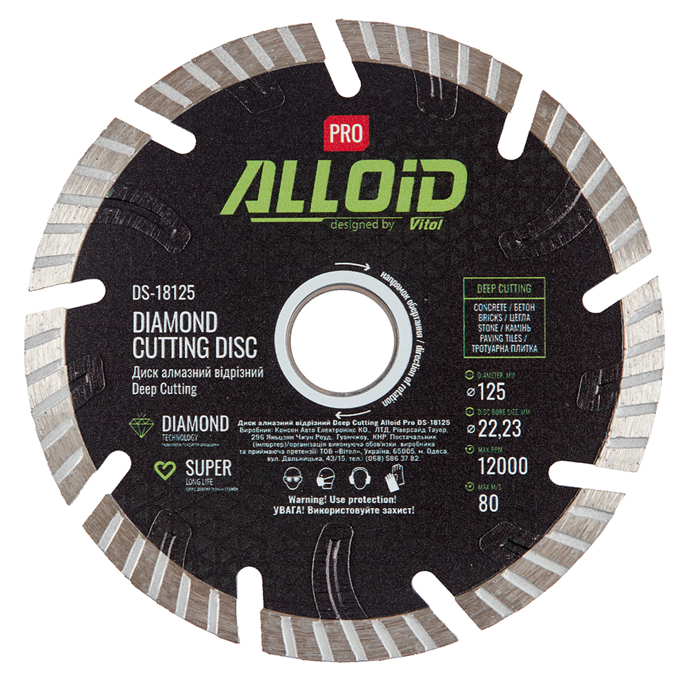 Alloid Pro. ���� �������� ������� Deep Cutting 125��