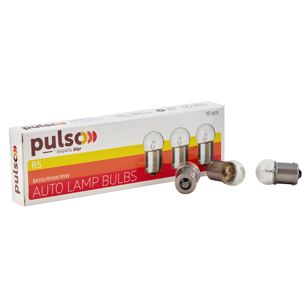 ����� PULSO/��������� S25/BA15s/R5W 12� 5�� clear/1 ����