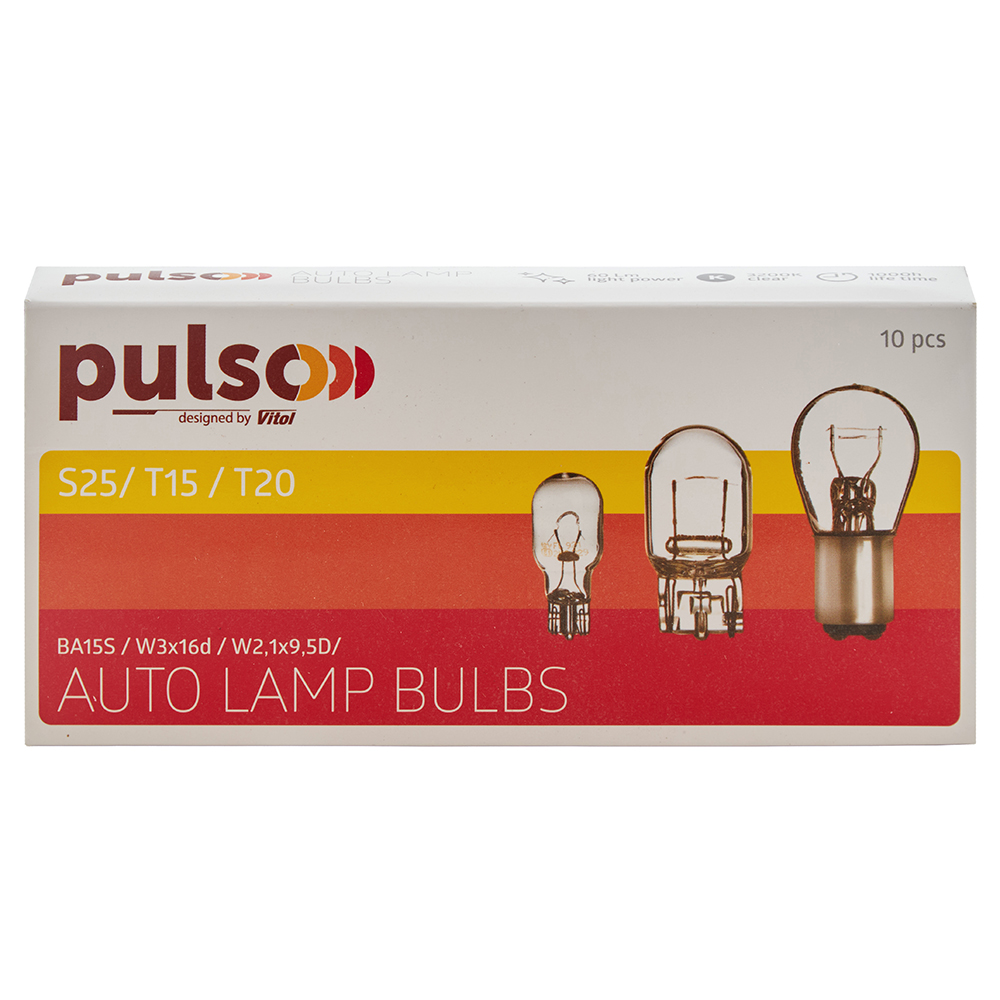 ����� PULSO/��������� T20/W3x16q/W21/5W 12�/21/5�� clear/2 ����