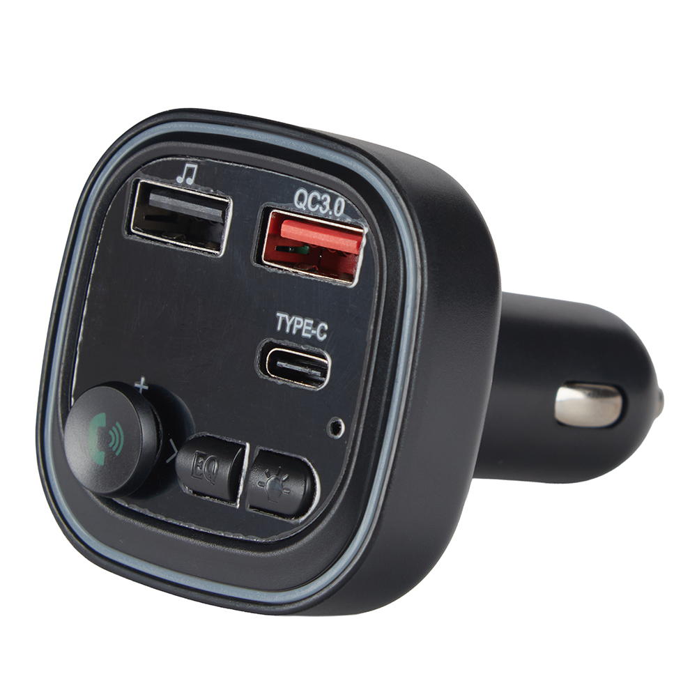 ��������� FM, VOIN W-3304, 12-24V 2 USB QC3.0, 1 Type C, BT5.0, Hands free