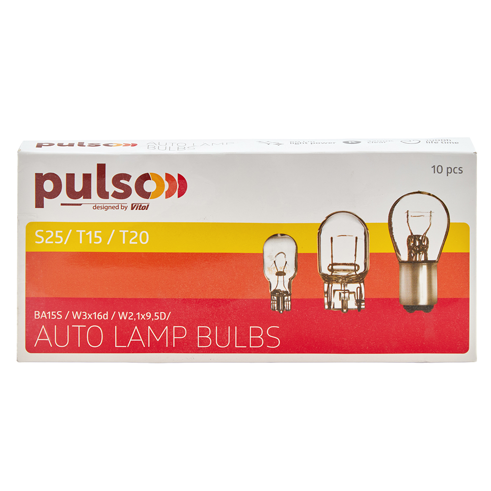 ����� PULSO/��������� S25/BAU15s/P21W 12�/21�� clear/�������/1 ����
