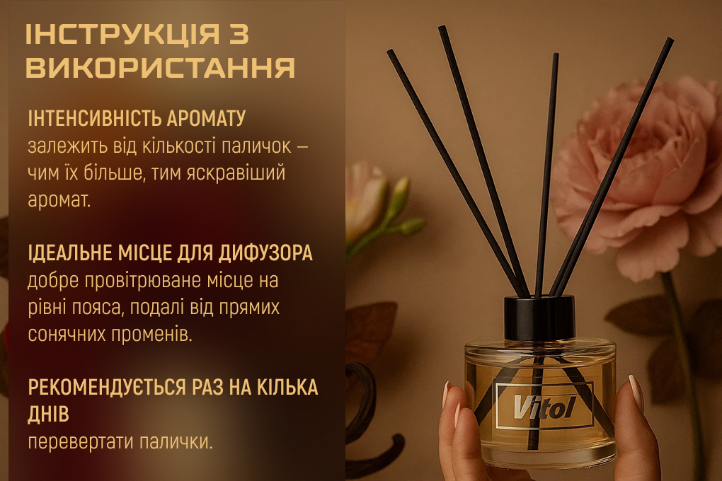 ������������ VITOL Home Sticks  Amber Night 130 ��