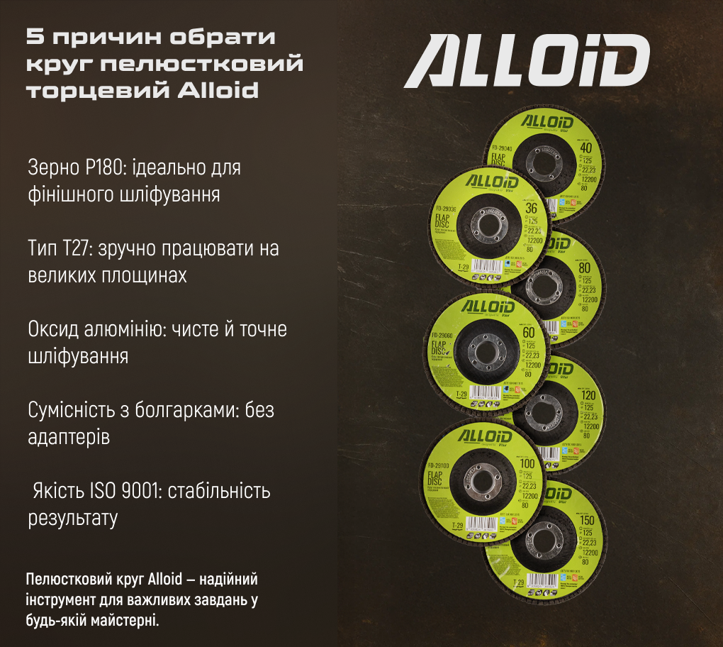 ���� ����������� �������� 125 ��, ����� 180 Alloid, T27