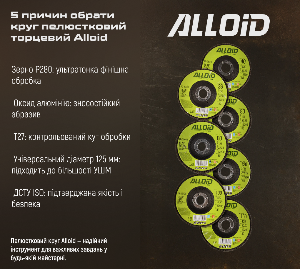 ���� ����������� �������� 125 ��, ����� 280 Alloid, T27