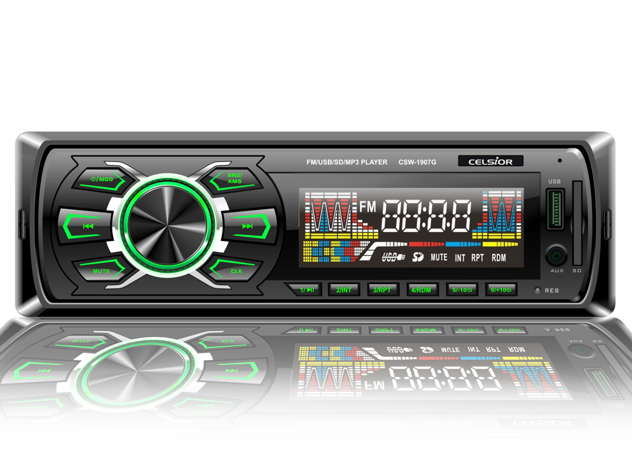 ����������� MP3/SD/USB/FM ��������� Celsior CSW-1907M