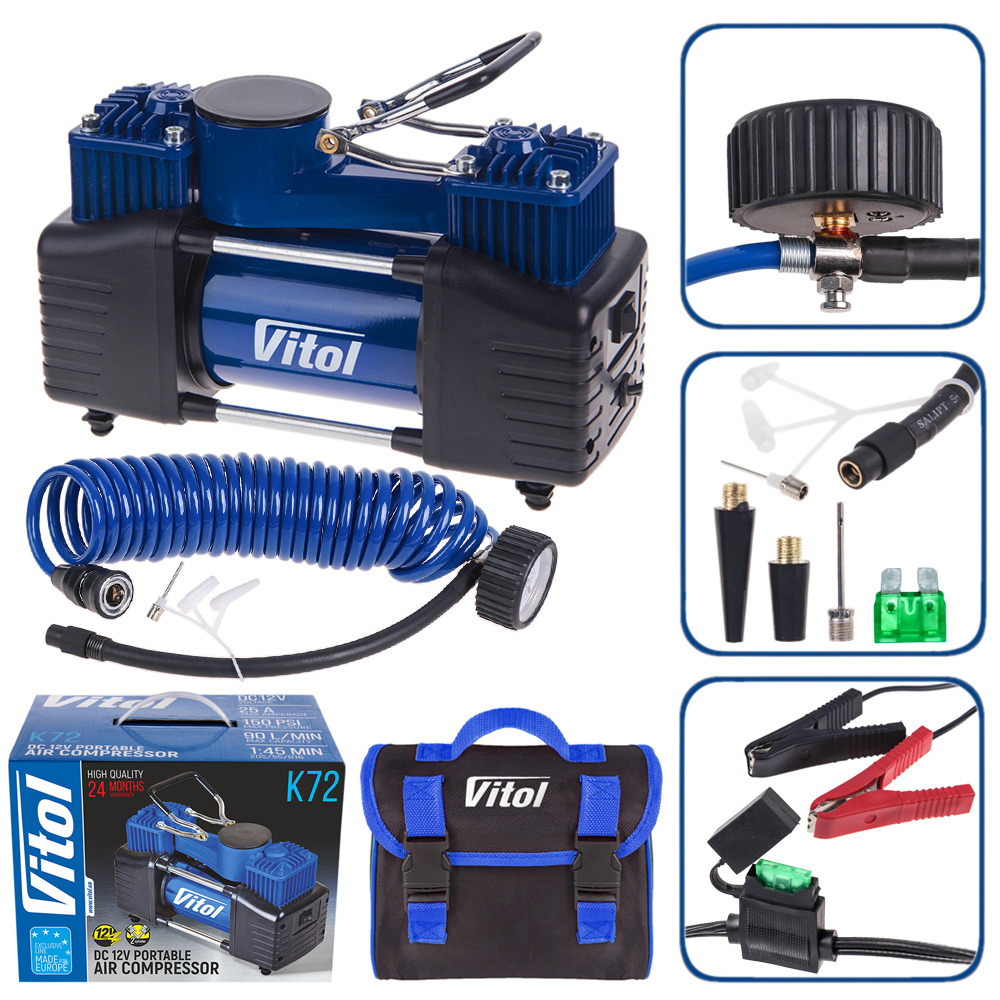 ��������� "ViTOL" K-72 150psi/25Amp /90�/2 ������� /����� 5,0�/�����