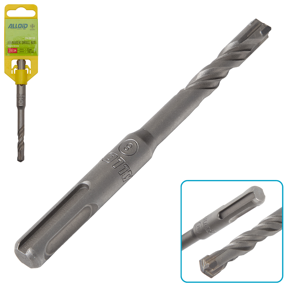 ��� �� ������ SDS-plus S4 QUADRO 8x110�� � ��� Alloid